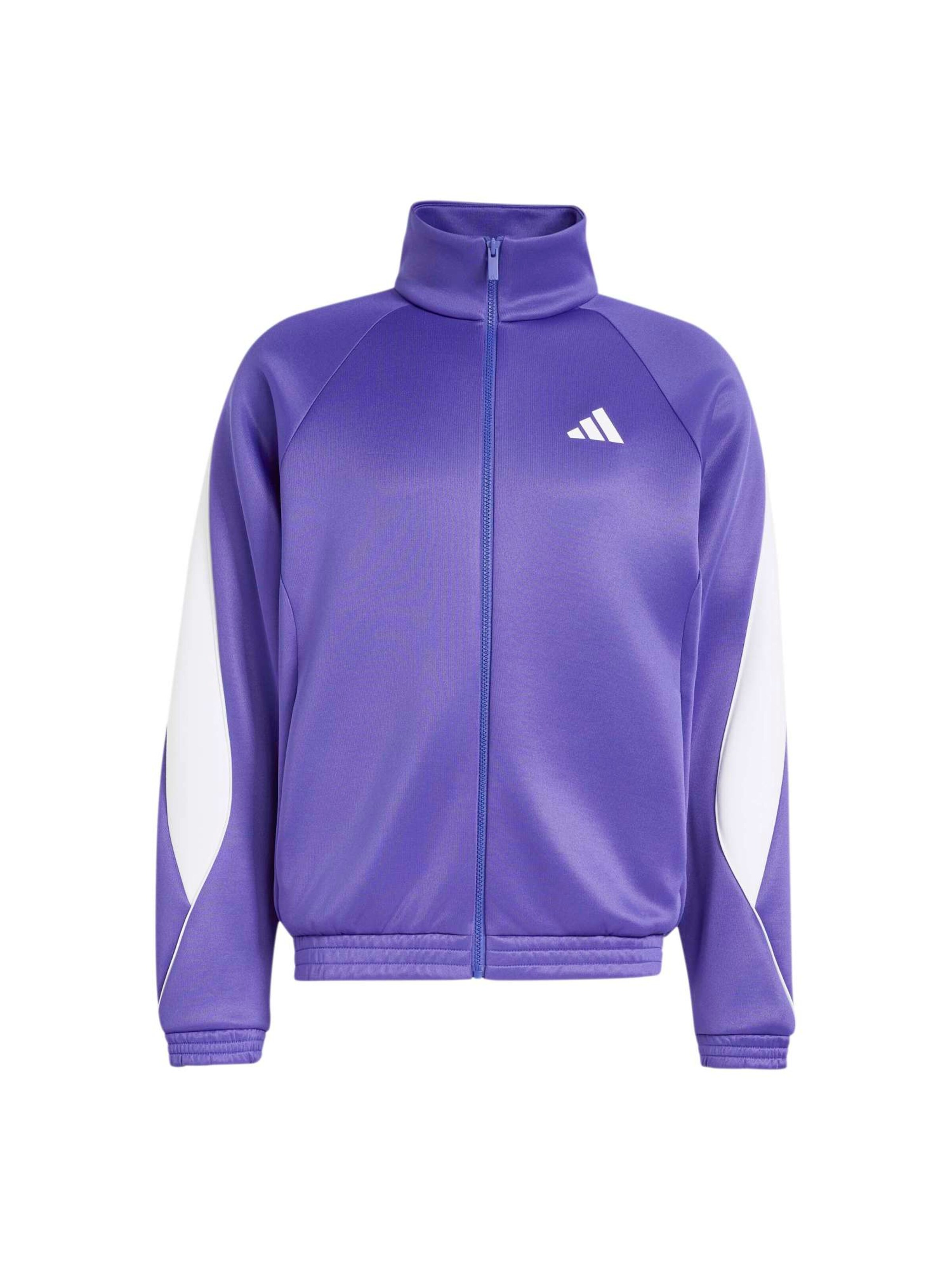 ADIDAS SPORTSWEAR - Casaco de treino em moletão 'STADIUM' em roxo: frente