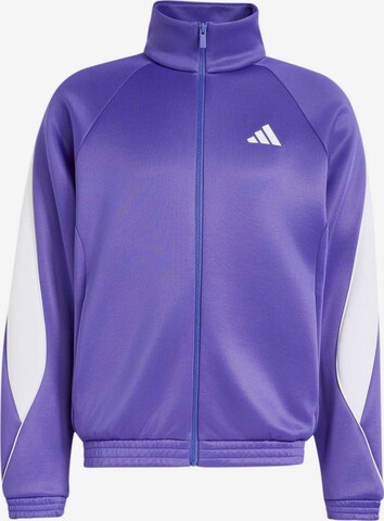 ADIDAS SPORTSWEAR - Casaco de treino em moletão 'STADIUM' em roxo: frente