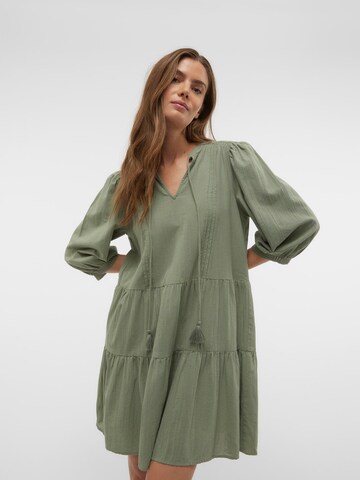 VERO MODA Jurk 'PRETTY' in Groen