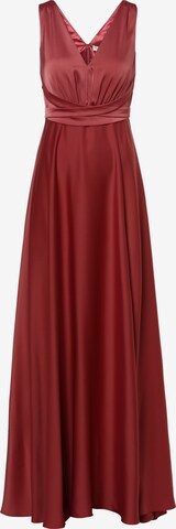 Marie Lund Evening Dress in Red: front