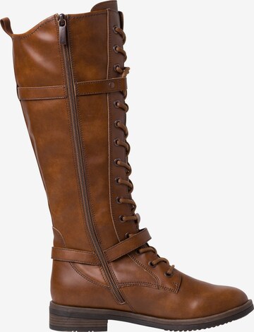 TAMARIS Lace-Up Boots in Brown