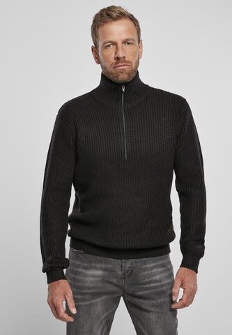 Brandit Sweater in Black: front