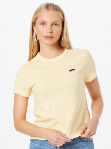 VANS - Camiseta 'VISTAVIEW' en amarillo: frente