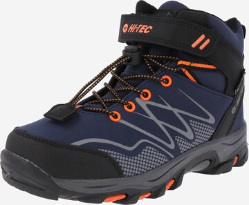 HI-TEC Boots 'Blackout' in Blue: front