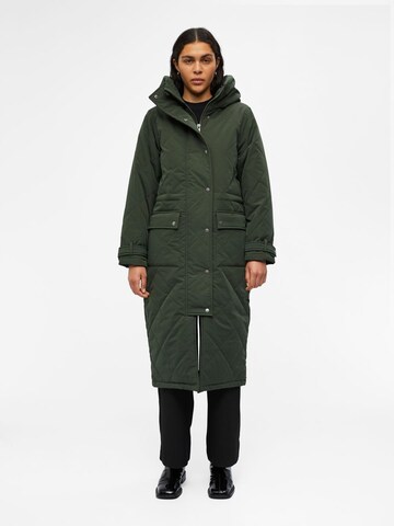 OBJECT Winter Coat in Green: front