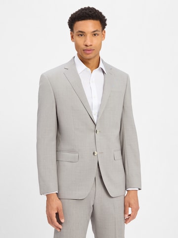 HECHTER PARIS Regular fit Business Blazer in Grey: front