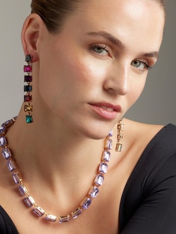 Luxenter Necklace 'Ankek' in Purple