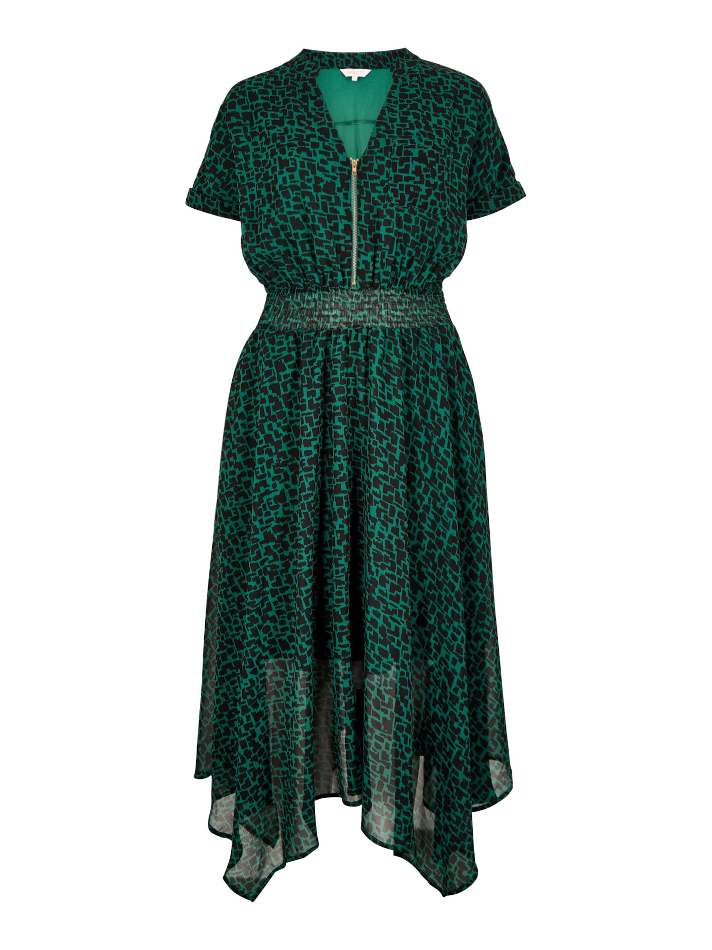 Robe Apricot en vert : devant
