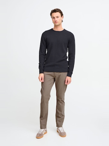 BLEND Slim fit Trousers 'Rodney' in Grey