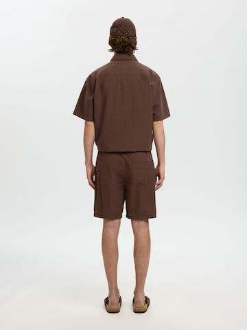 SELECTED Regular Pants in Brown
