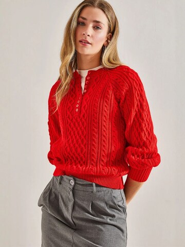 Bianco LucciPulover 'Pullover' - crvena boja