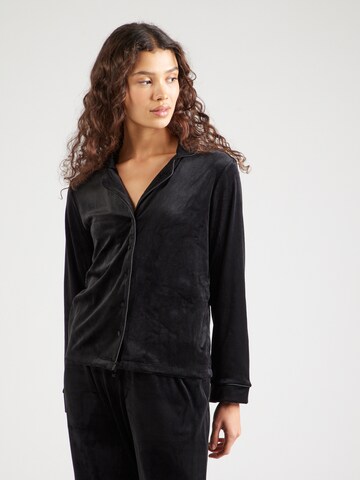 Chemise de nuit Hunkemöller en noir : devant