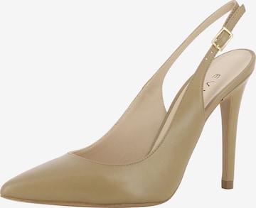 EVITA Slingpumps 'Alina' in Beige: voorkant
