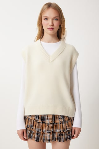 Happiness İstanbul Sweater in Beige: front