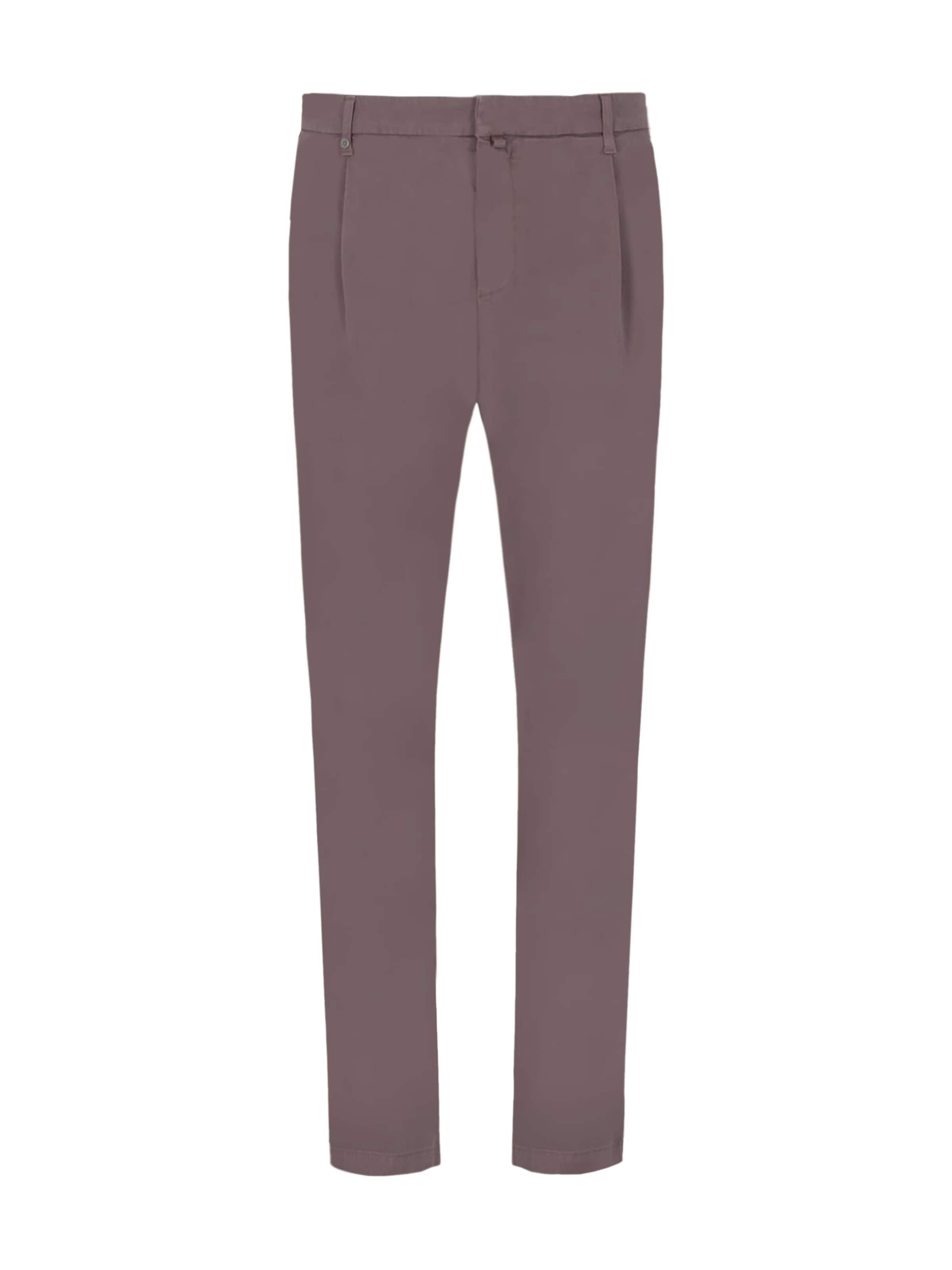 Distretto12 - Pantalón plisado 'Giron' en gris: frente