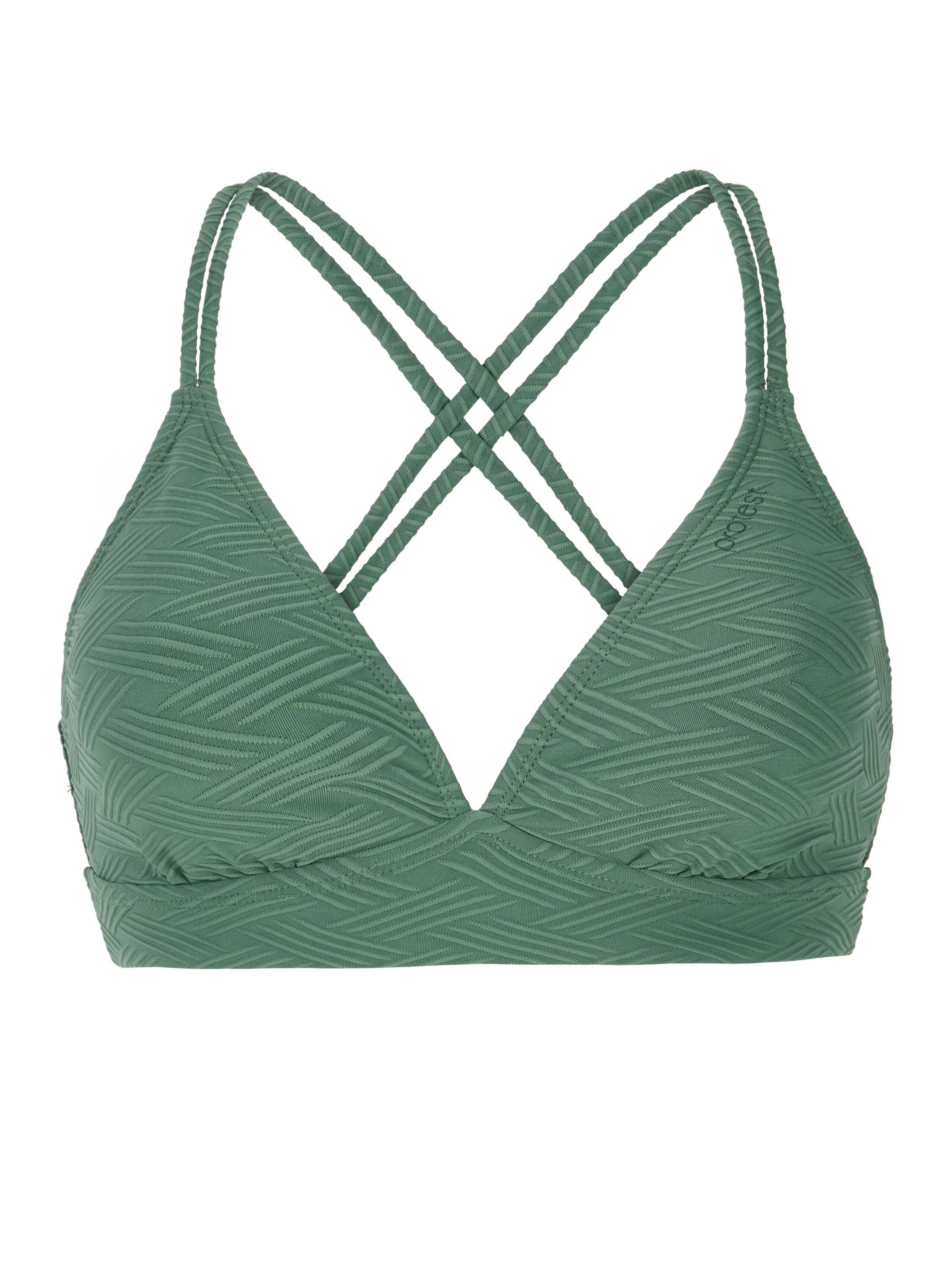 PROTEST Bikini top 'MIXSupera 25' in Green: front