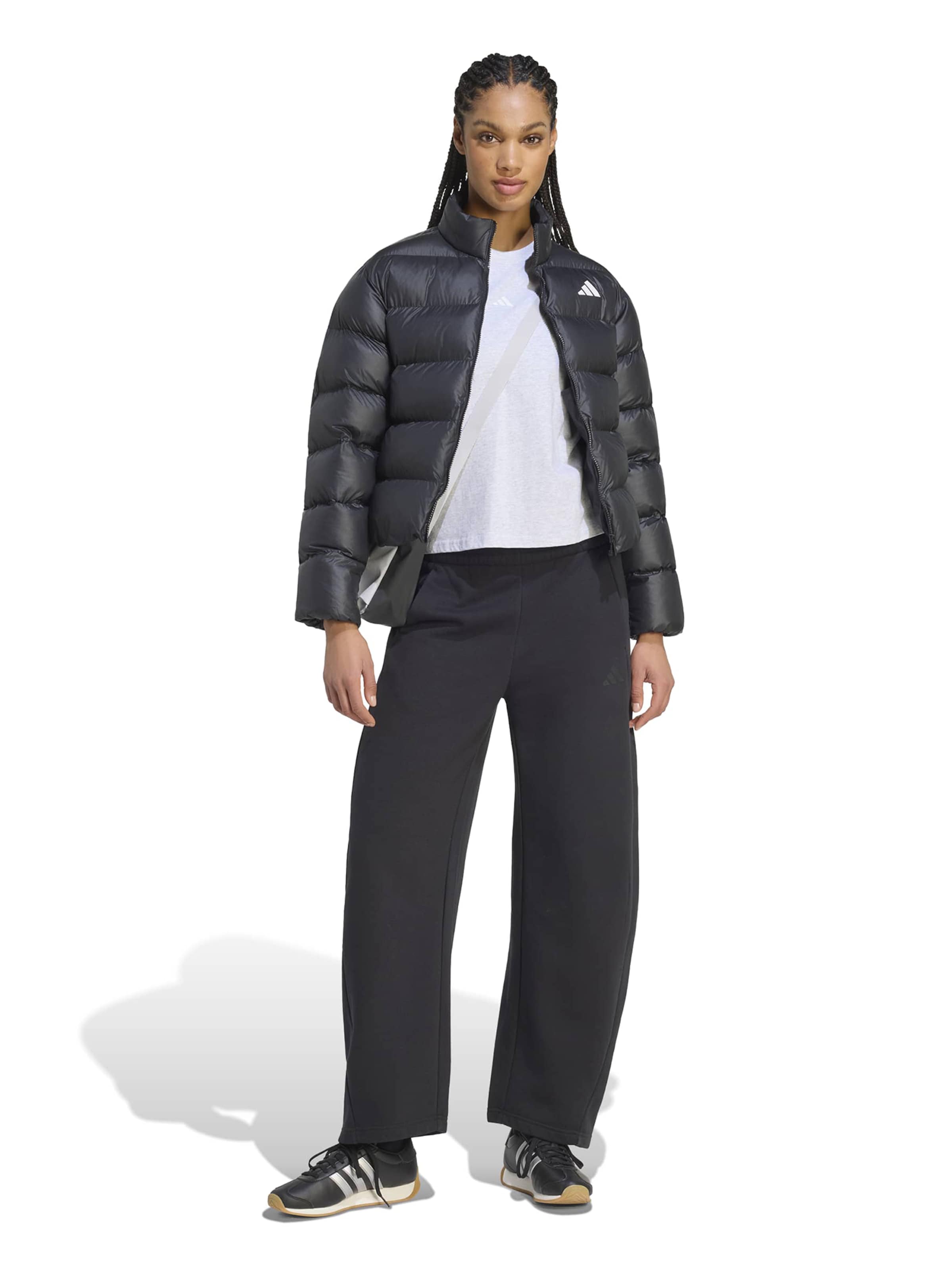 Geacă sport 'ESS' de la ADIDAS SPORTSWEAR pe negru