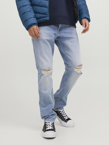 JACK & JONES regular Jeans 'Tim' i blå: forside