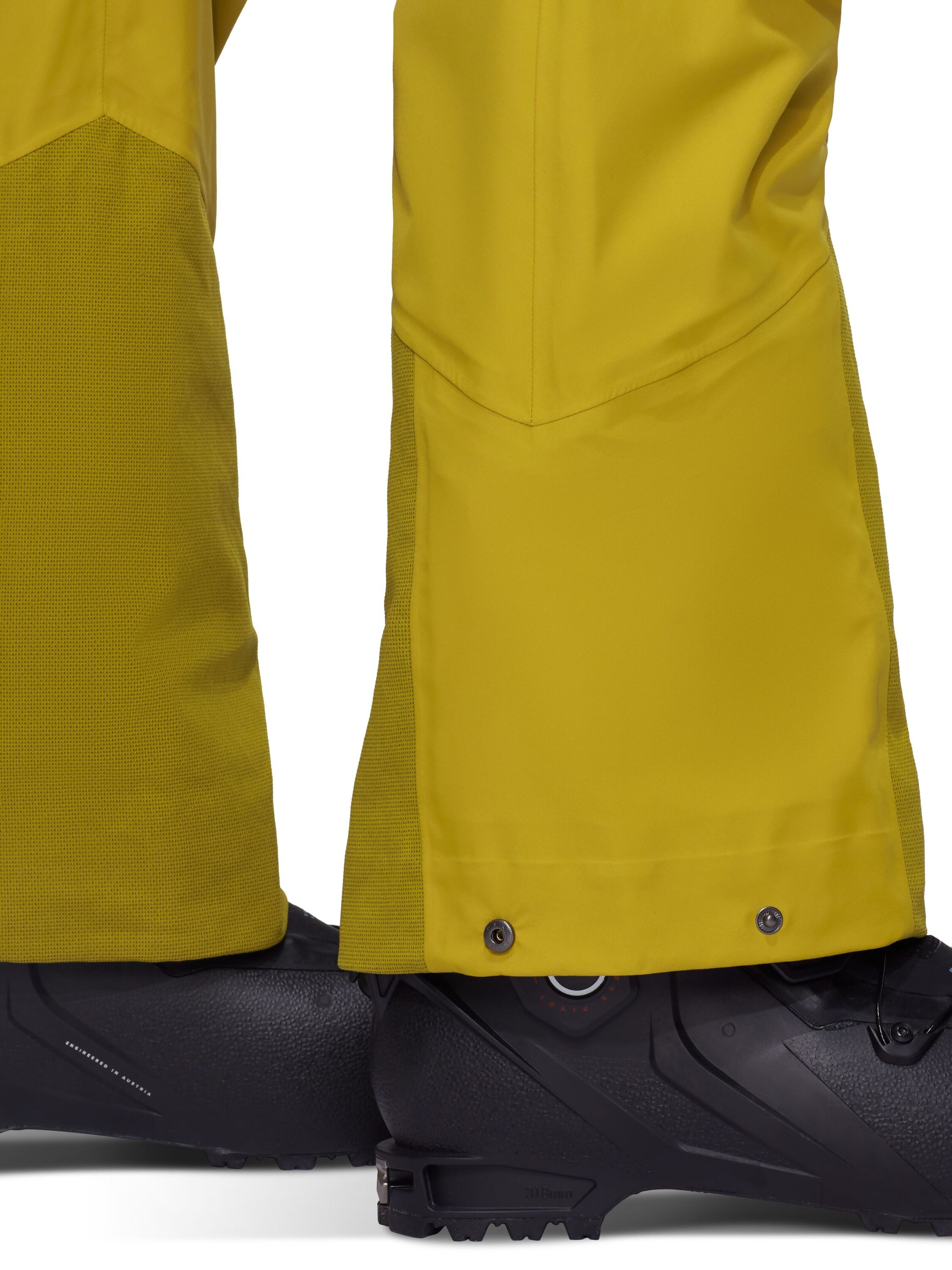 MAMMUT Regular Outdoor Pants in Yellow