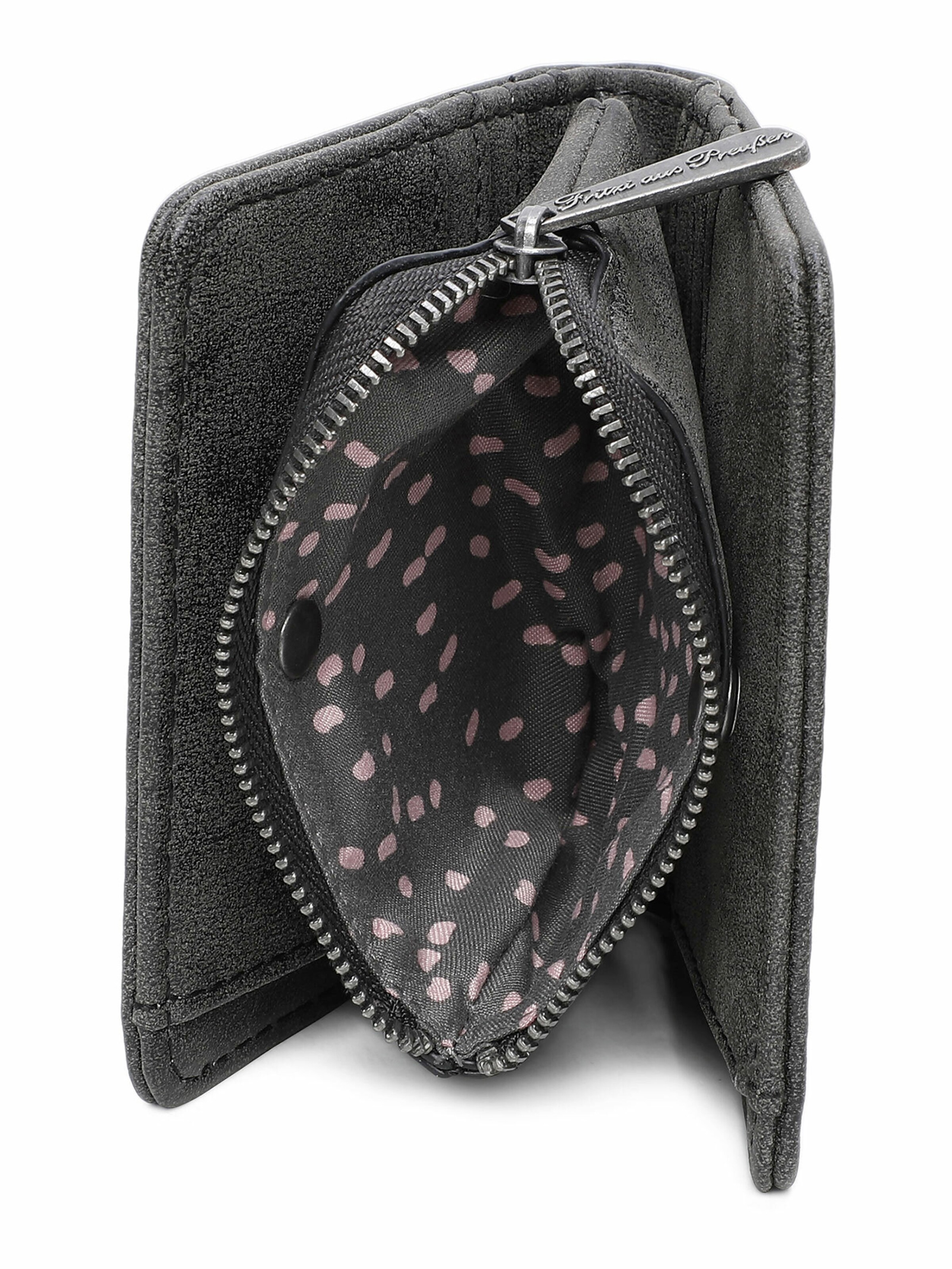 Fritzi aus Preußen Portemonnee 'Aurelie' in Zwart