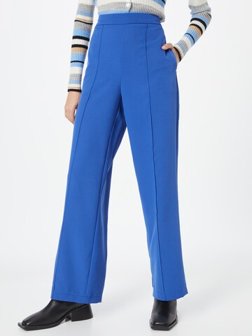 PIECES Wide leg Trousers 'PCBOZZY' in Blue: front