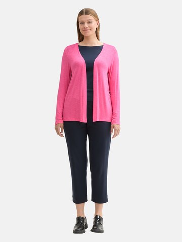 Tom Tailor Women + Knit Cardigan in Pink