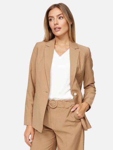 Blazer 'Boyfriend' Orsay en marron : devant