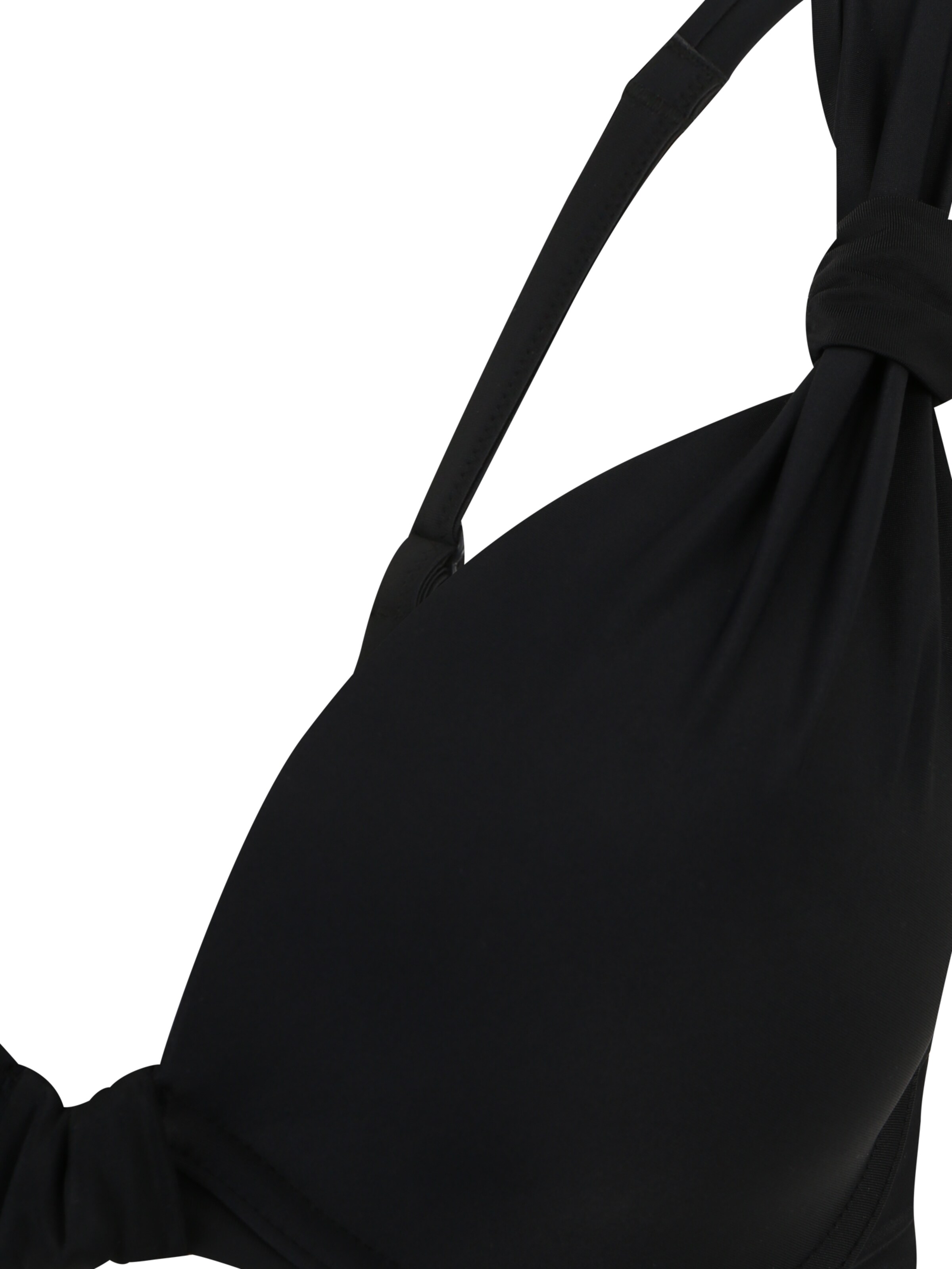 Hunkemöller T-shirt Bikini top 'Luxe' in Black