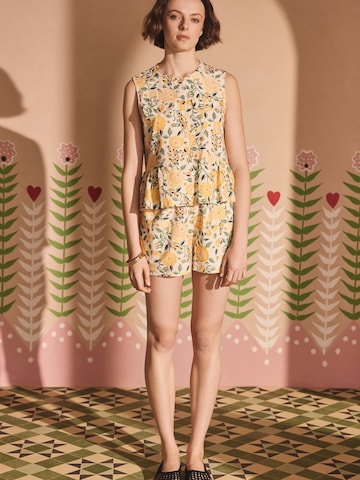 Cath Kidston Blouse in Geel: voorkant