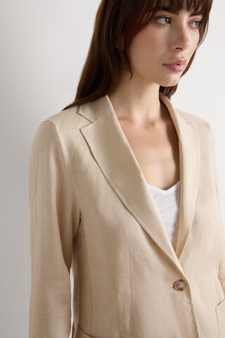 INTIMISSIMI Blazer 'The Pure Linen' in Beige