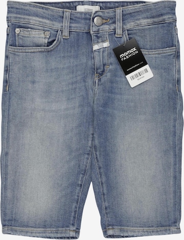 Closed Shorts XXXS in Blau: Vorderseite