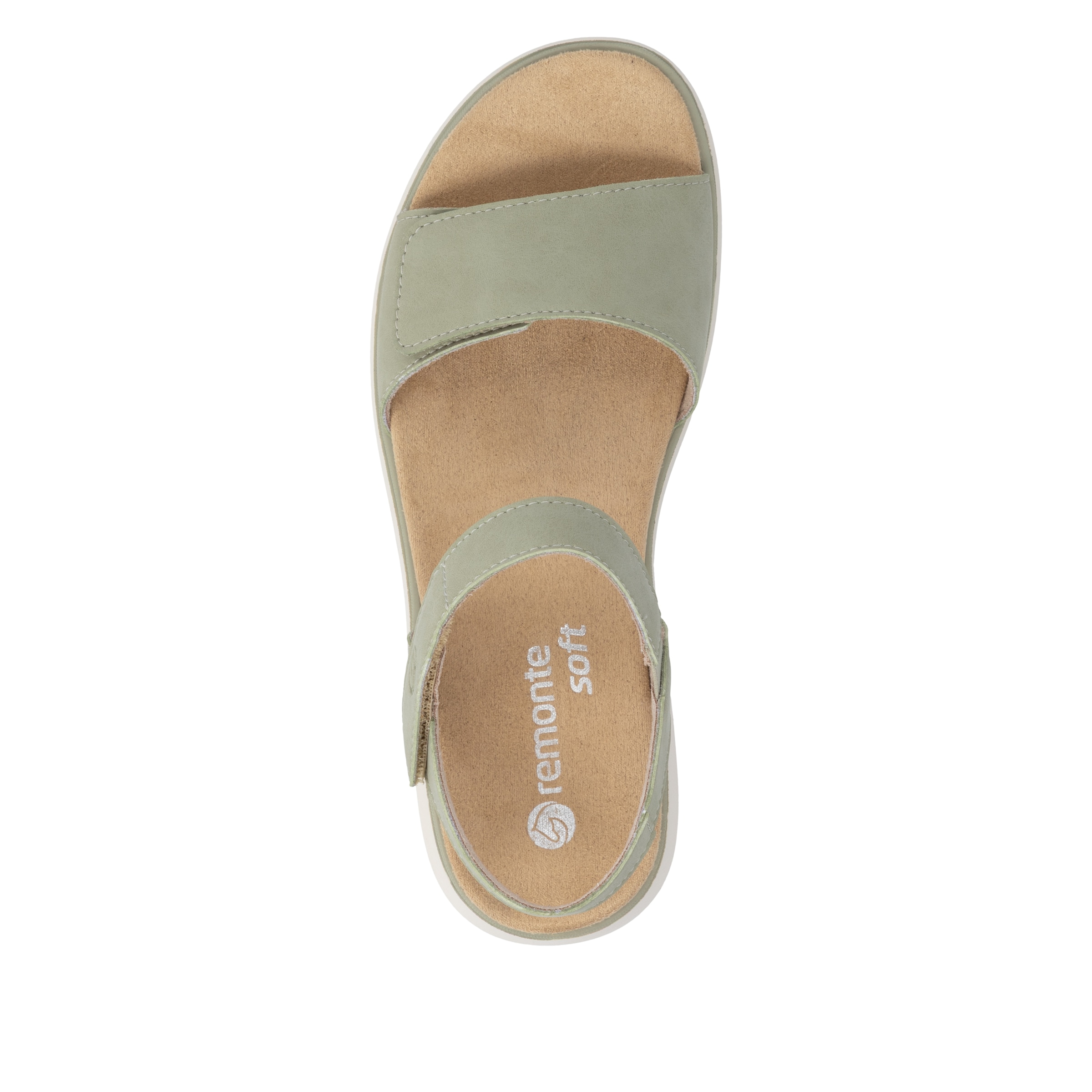 Sandales à lanières 'D2K58' REMONTE en vert