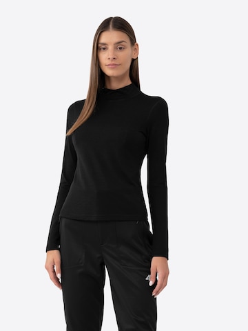 4F Μπλούζα φούτερ σε μαύρο: μπροστά