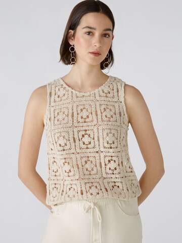 OUI Blouse in Beige: front