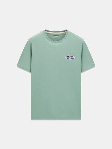 GUESS JEANS Tričko - Zelená: predná strana