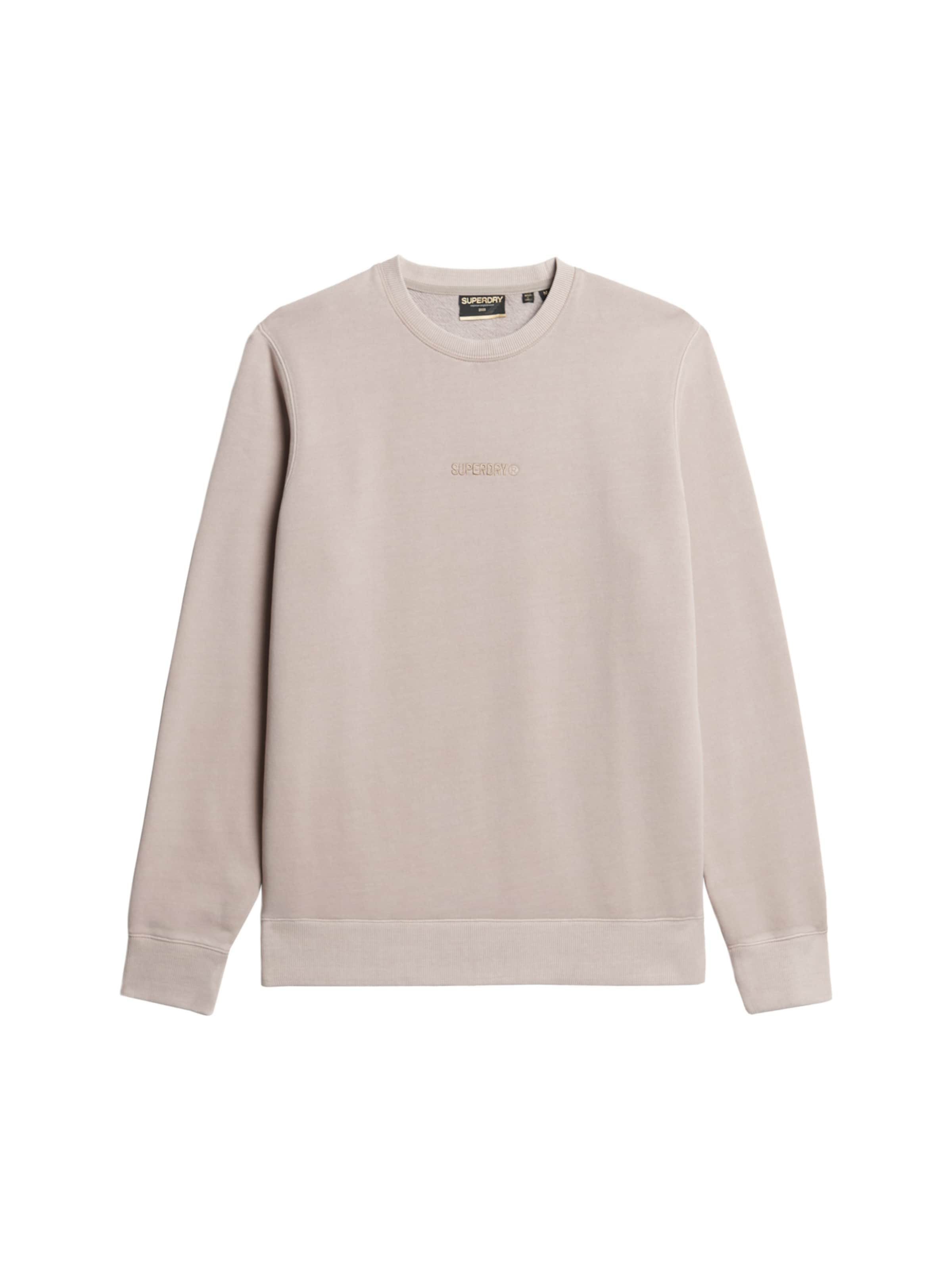 Superdry Sweatshirt in Beige: front