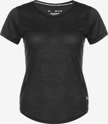 UNDER ARMOUR Performance shirt 'Streaker' in Black: front