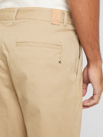 SCOTCH & SODA Štandardný strih Chino nohavice 'Drift' - Béžová