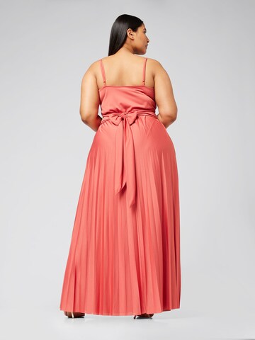 Guido Maria Kretschmer Curvy Evening Dress 'Adena' in Red: back