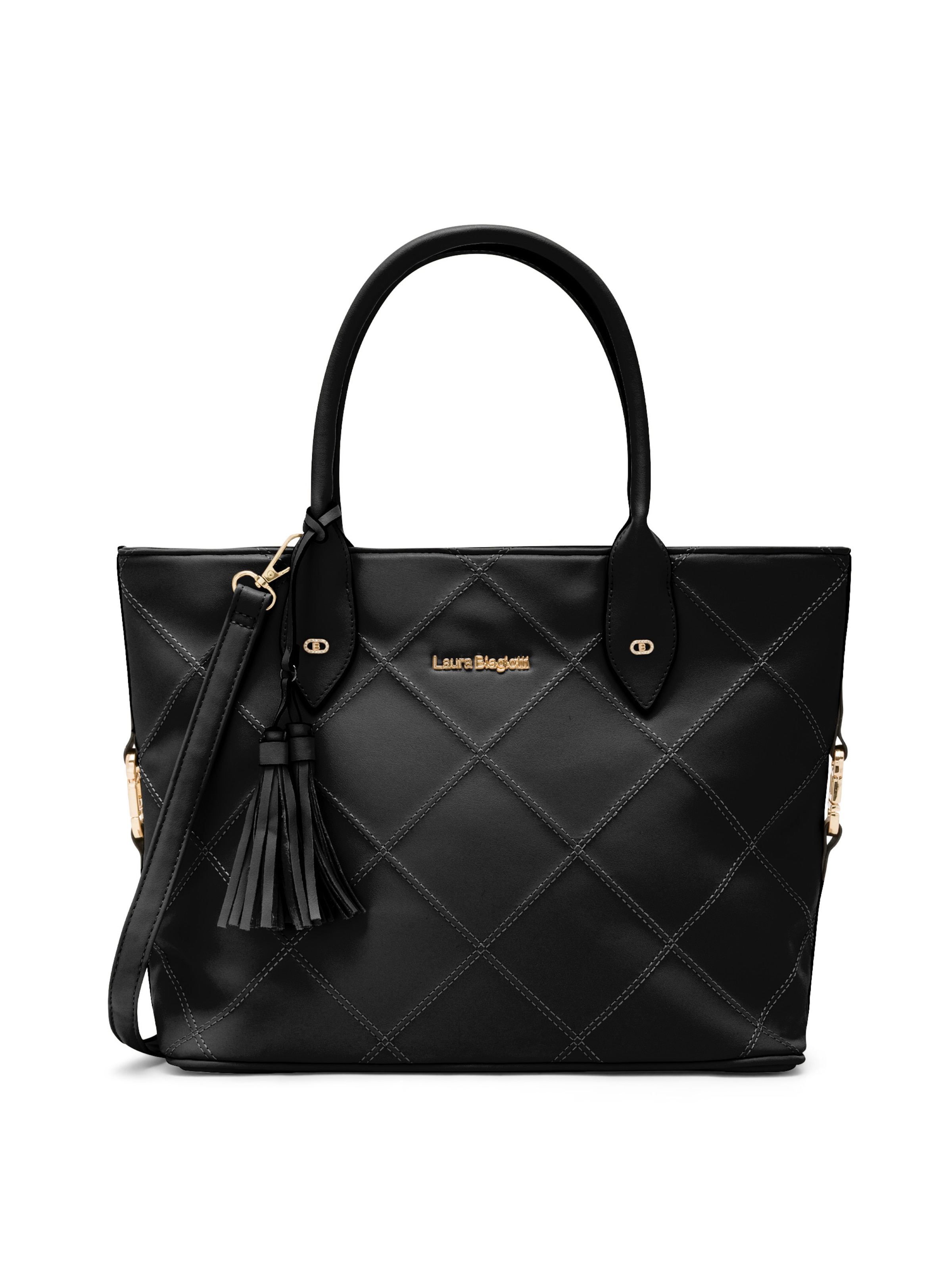 Borsa a mano di Laura Biagiotti in nero: frontale