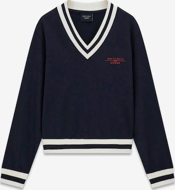 mėlyna GUESS Megztinis be užsegimo: priekis