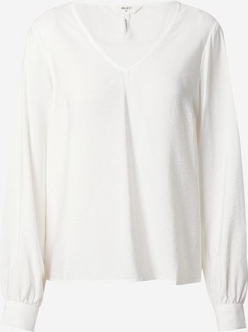 OBJECT - Blusa 'JACIRA' em branco: frente