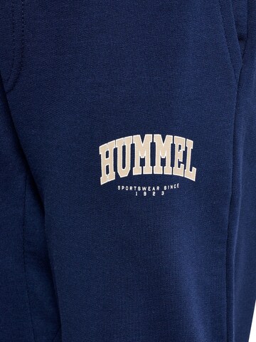 Hummel Tapered Broek 'FAST' in Blauw