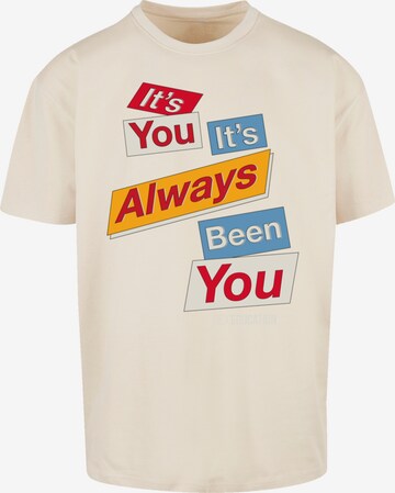 T-Shirt 'Sex Education Netflix TV Series' F4NT4STIC en beige : devant