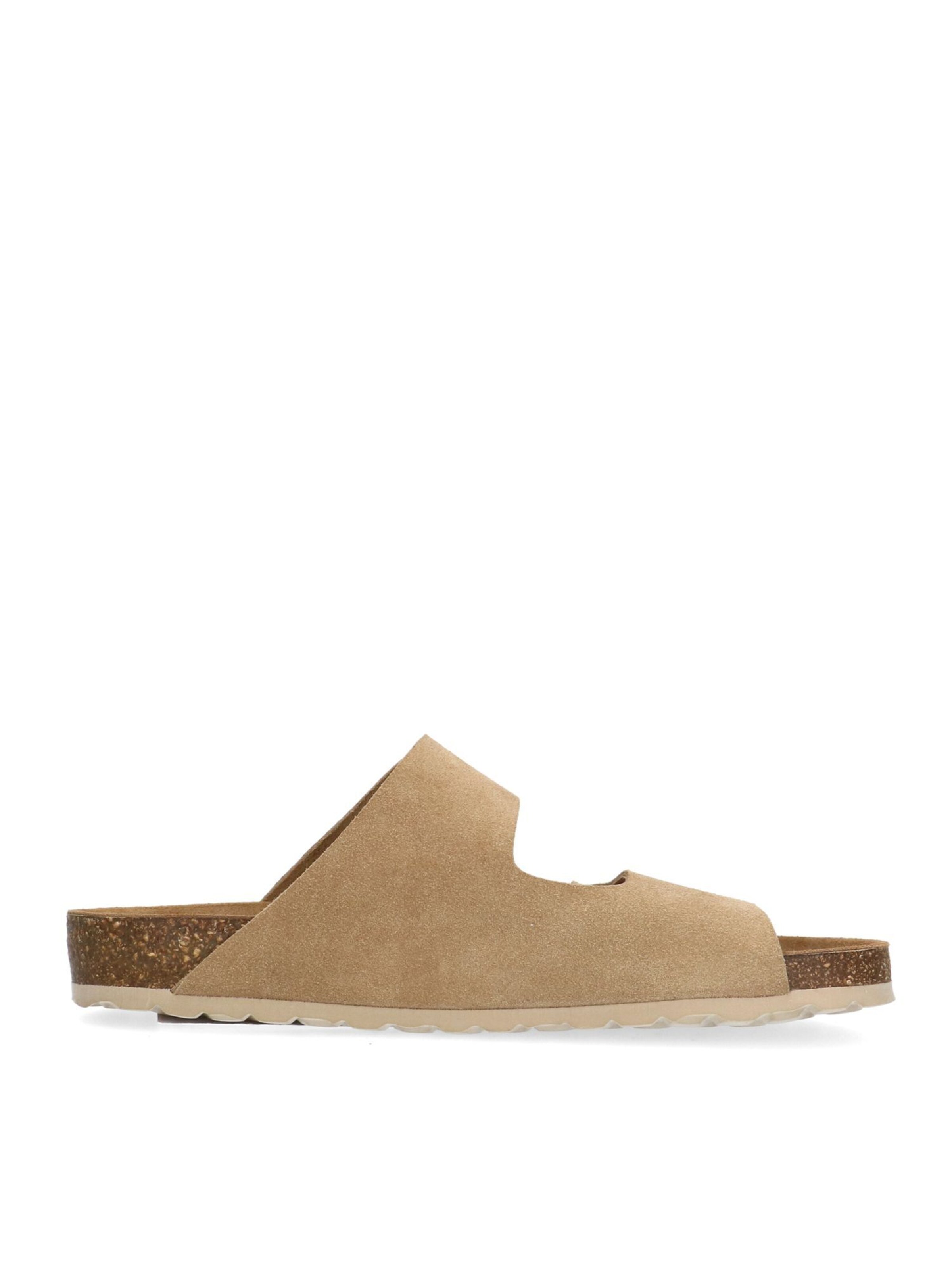 MANFIELD Pantolette in Beige