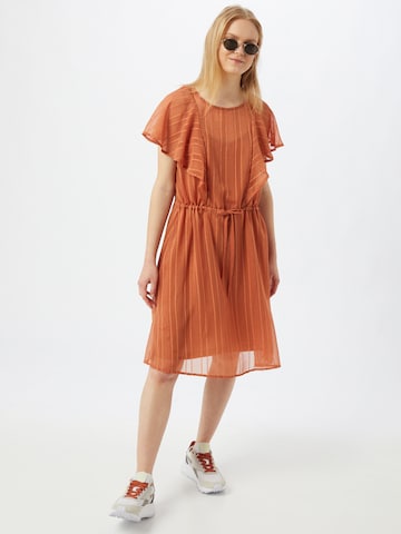 ICHI Šaty – oranžová