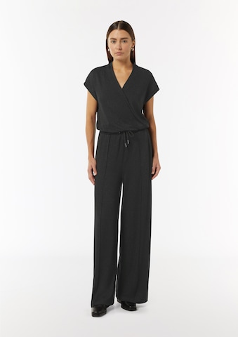 comma casual identity Jumpsuit in Schwarz: Vorderseite