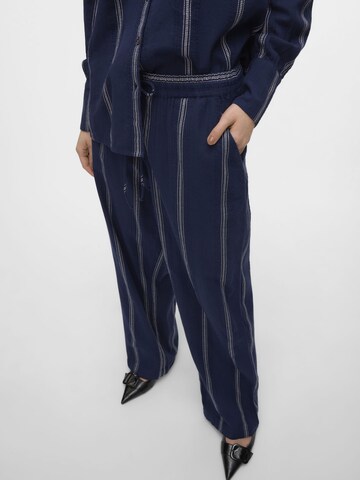 VERO MODA Regular Broek 'HERDIS' in Blauw