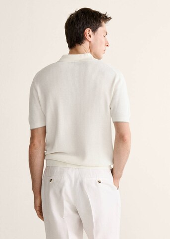 MANGO MAN Sweater 'Gobi' in White