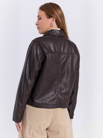 NORR - Camisa ' Monica ' em castanho: atrás